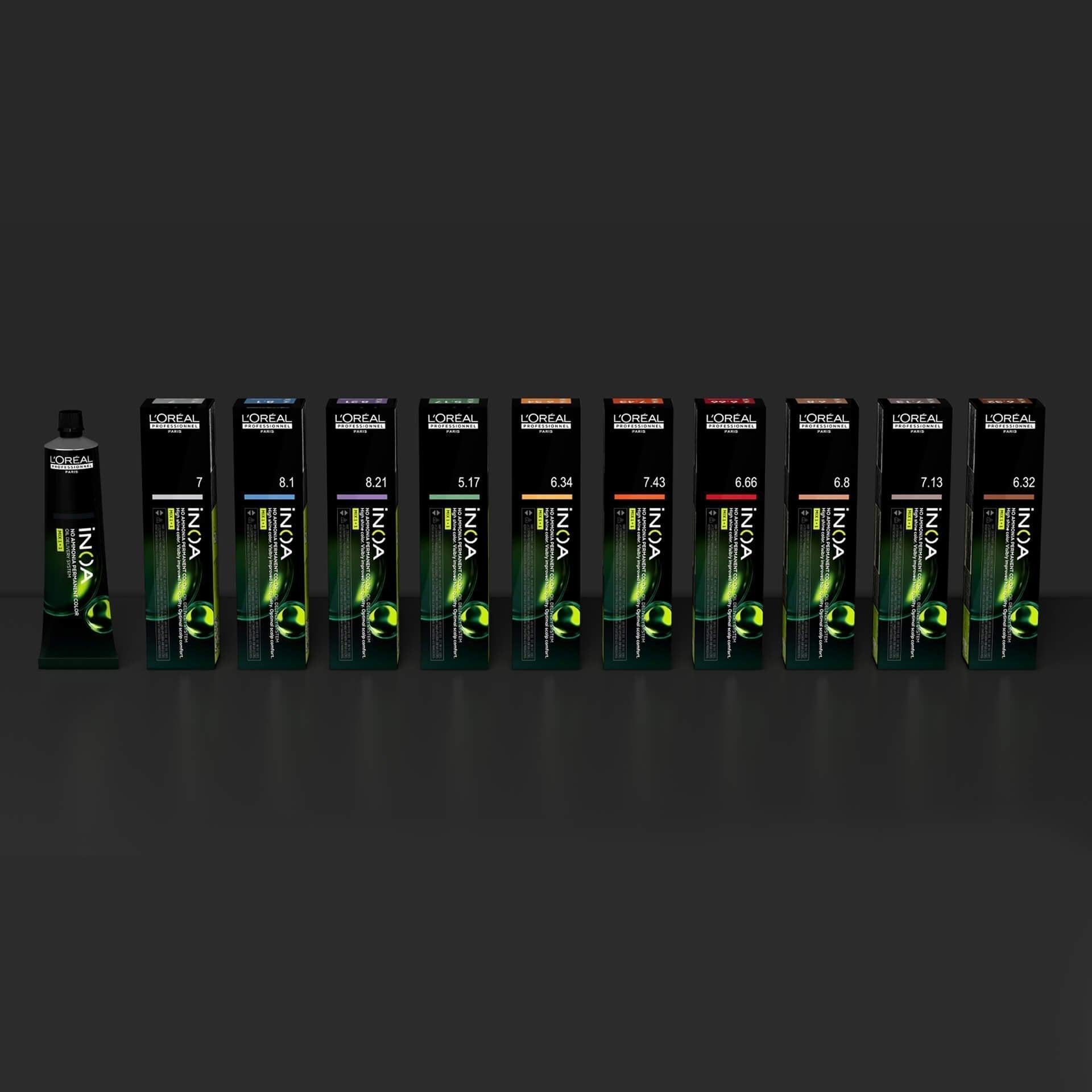 L'Oreal Professionnel Paris iNOA – 5.3 (Light Golden Brown) Ammonia-Free Hair Color, 60g