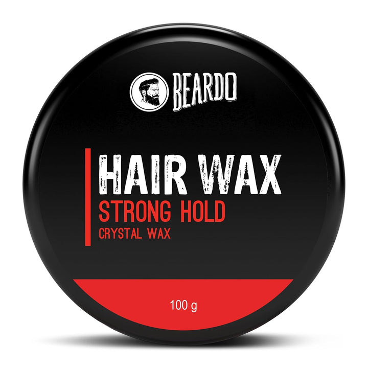 Beardo Hair Wax Strong Hold Crystal Gel Wax 100g Front View
