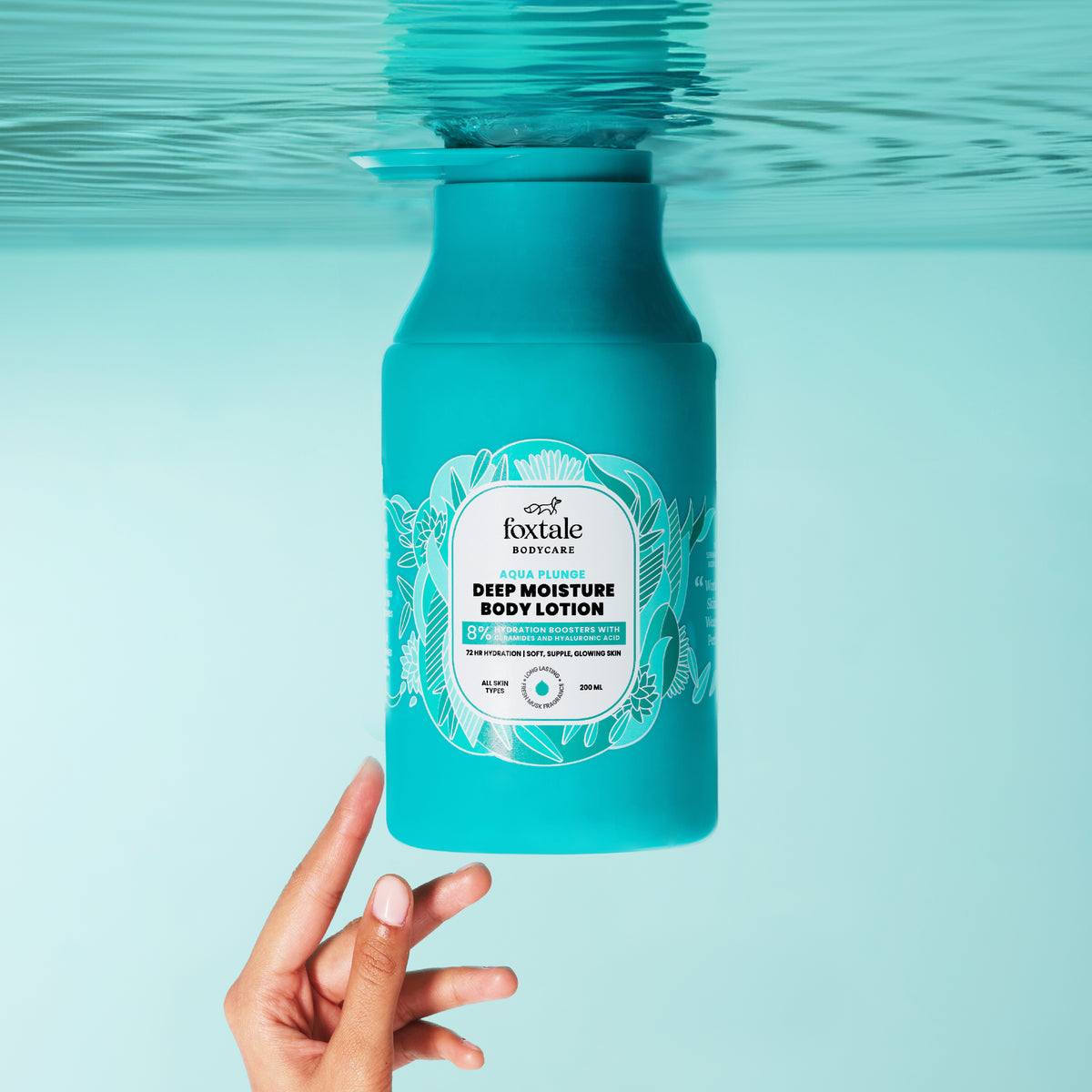 Foxtale Deep Moisture Body Lotion for 72-hour Moisturization & Baby Soft Skin, 200ml