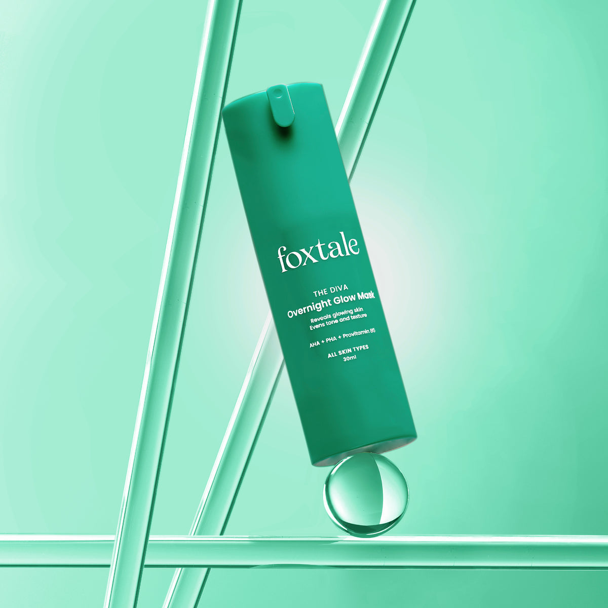 Foxtale Overnight Glow Mask For A Salon-Like Brightening Facial Overnight, 30ml