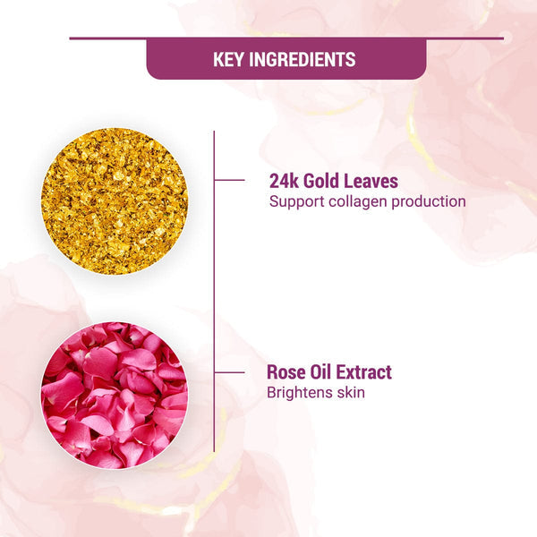 Lotus Herbals Radiant BridalGlow Rose Gold Skin Illuminating Facial Kit, 57g