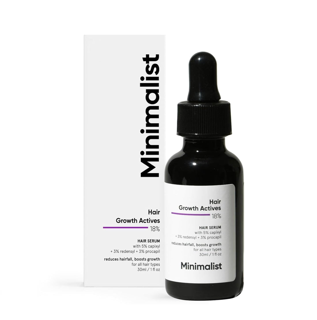 Minimalist Hair Growth Actives Hair Serum, 30ml - House of Ateeq