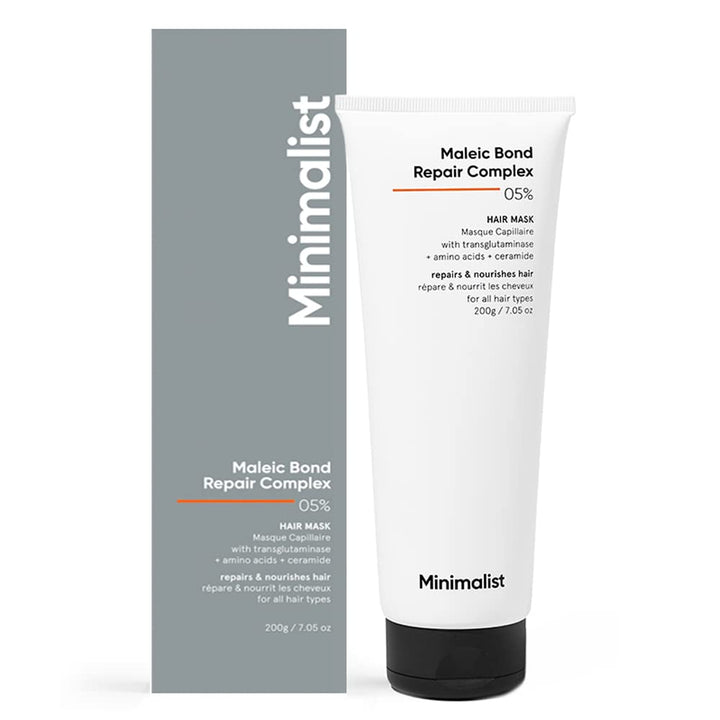 Minimalist Maleic Bond Repair Complex Hair Mask, 200g - House of Ateeq