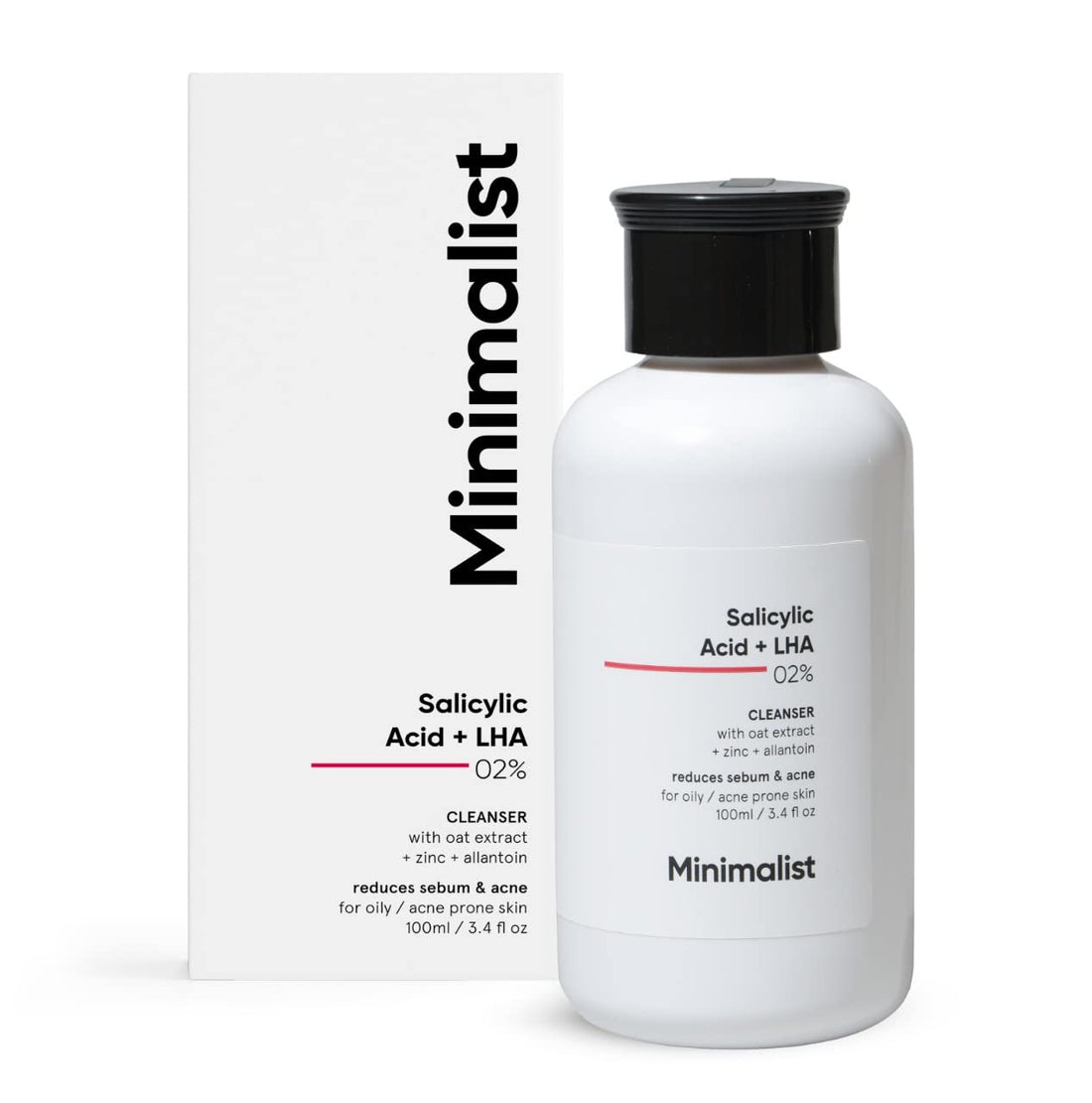 Minimalist Salicylic Acid + LHA 2% Face Cleanser - House of Ateeq