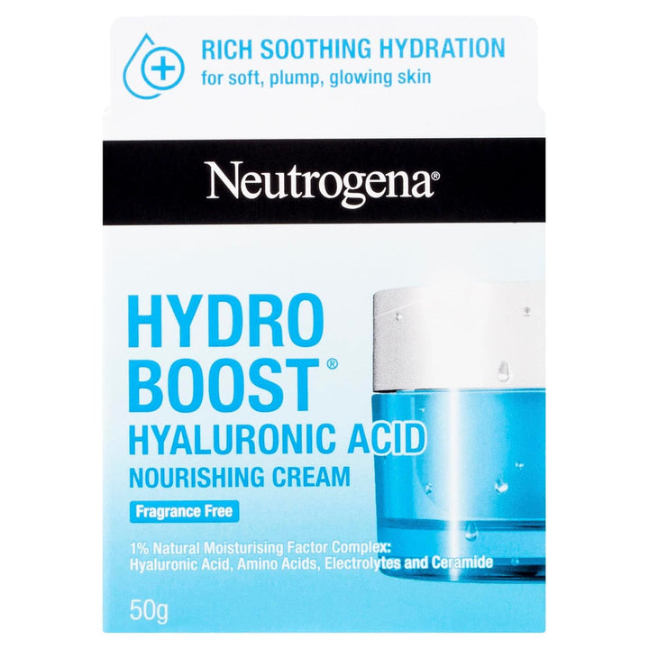 Neutrogena Hydro Boost Hyaluronic Acid Nourishing Cream, 50g - House of Ateeq