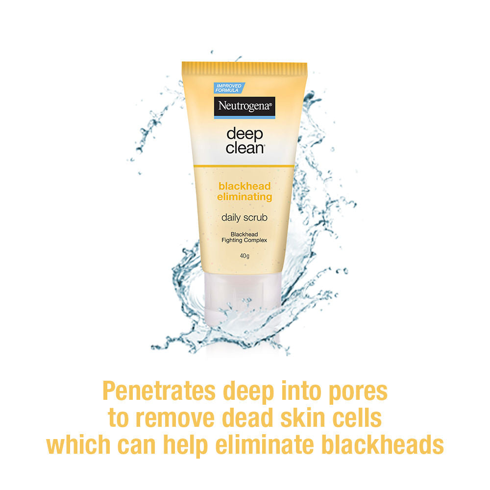 Neutrogena Deep Clean Blackhead Eliminating Face Scrub & Exfoliator with Salicylic Acid (40g)4