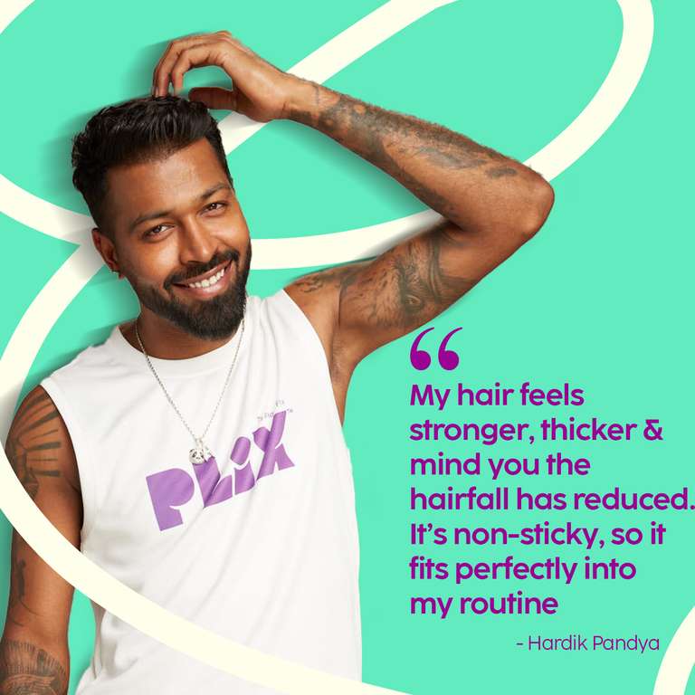 Plix Rosemary Advanced Hair Growth Serum | Reduces Hair Fall & Promotes Hair Growth, 30ml