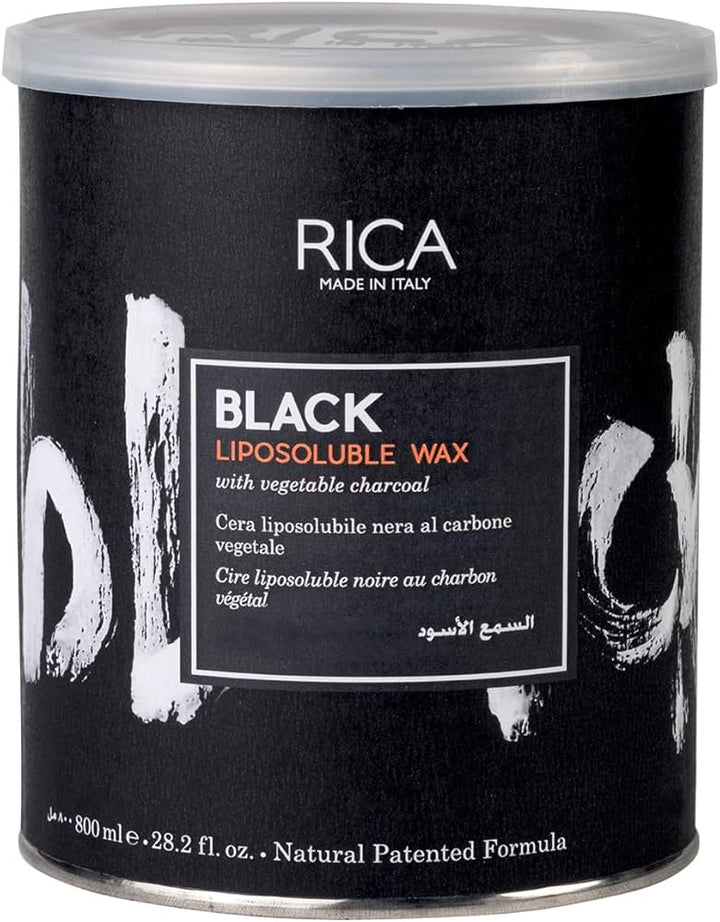 Rica Liposoluble Wax Black 800ml - House of Ateeq