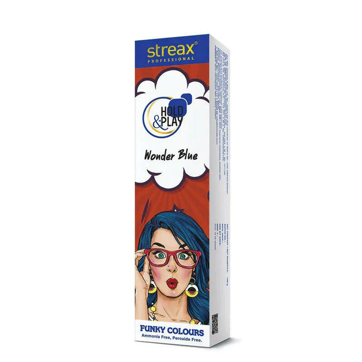Streax Professional Wonder Blue Hair Color - House of Ateeq