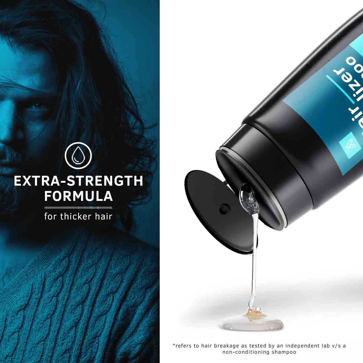 Ustraa Men 10x Stronger Hair Vitalizer Shampoo, 250ml