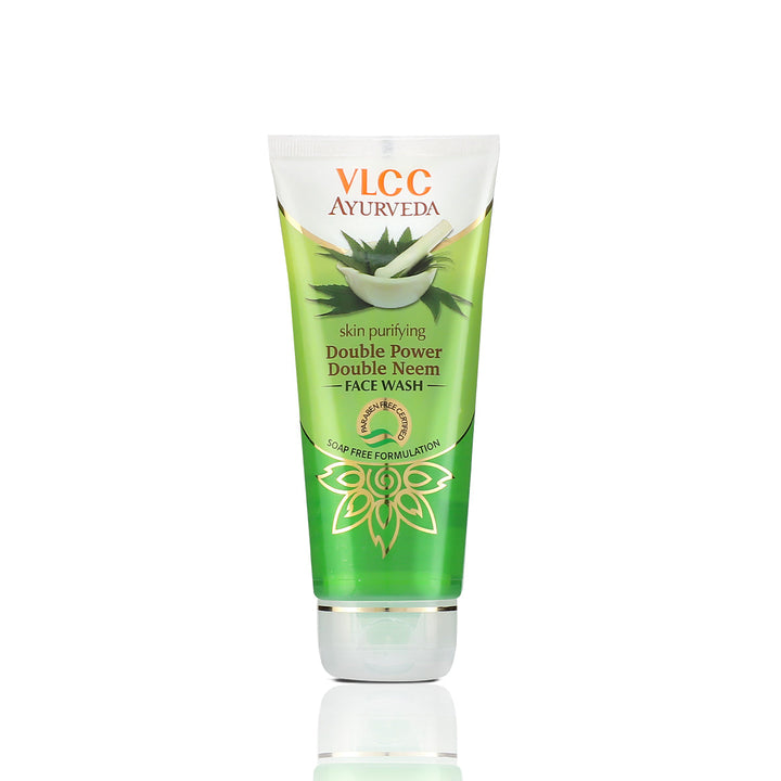 VLCC Ayurveda Skin Purifying Double Power Double Neem Face Wash - 100 ml
