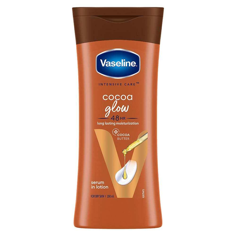 Vaseline Cocoa Glow Body Lotion, 200ml - House of Ateeq