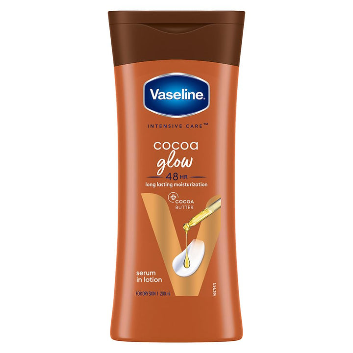 Vaseline Cocoa Glow Body Lotion, 200ml - House of Ateeq