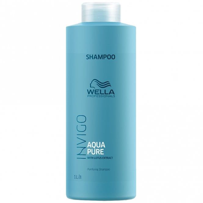 Wella Professionals Invigo Aqua Pure Shampoo - (1 Ltr) - House of Ateeq